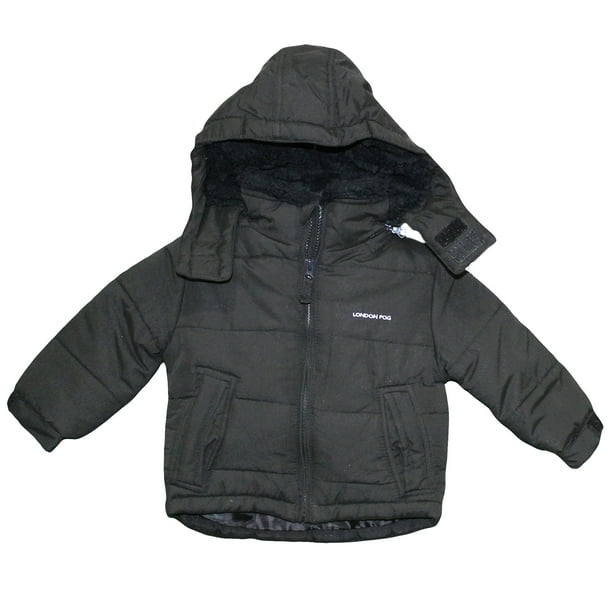 Details about   Boys Size M 5/6 London Fog Navy & Black Puffer Coat Heavy Jacket NWT MSRP $80.00